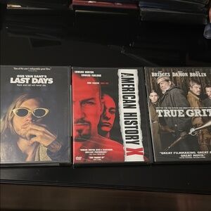 NIP Action Revenge Rock N Roll DVD Lot True Grit American History X Last Days